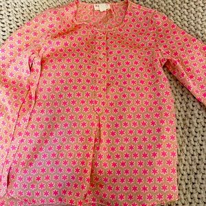 J crew kids silk shirt